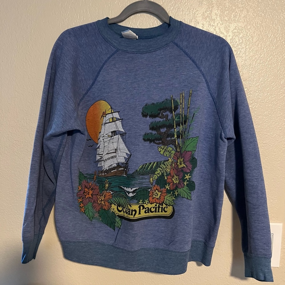 Nostalgic early 2000’s Ocean Pacific crewneck